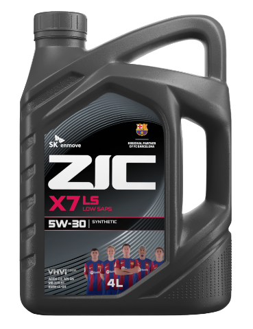 。 Zic X7 LS 5W-30 4л масло моторное 162619 - цены, купить с