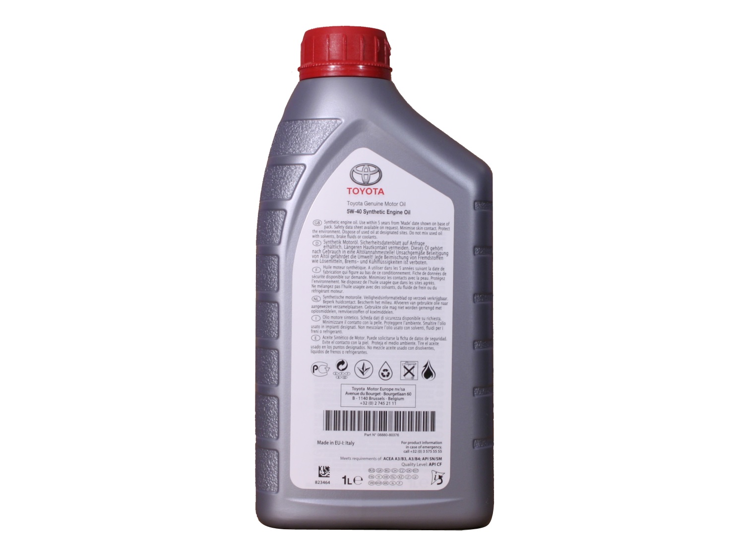 Масло тойота 5w40 5. Toyota 5w-40 08880-80375 5л. Масло моторное Toyota engine Oil синтетика 5w-40. Toyota масло 5w40 1л. Toyota SAE 5w-40.