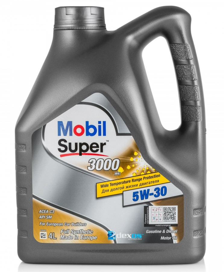 Обзор масла MOBIL Super 3000 XE 5W-30 тест плюсы минусы отзывы характеристики