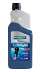 RAVENOL Outboard 2T Mineral 1л с дозатором масло моторное