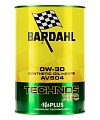 BARDAHL TECHNOS XFS AV504 0W-30 1л масло моторное
