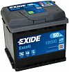 EXIDE Excell EB500 50Ah 450A батарея аккумуляторная