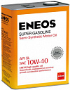 Eneos Super Gasoline SL 10W-40 4л масло моторное