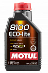 Motul 8100 Eco-lite 5W-20 1л масло моторное