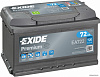 EXIDE Premium EA722 72Ah 720A батарея аккумуляторная